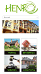Mobile Screenshot of henro-immo.be